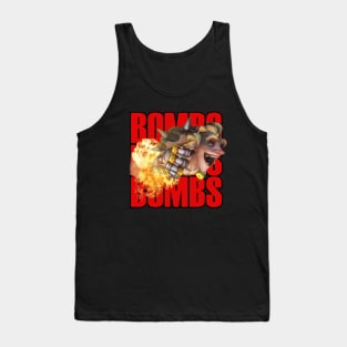 junkrat rocket with bombs bombs bombs Tank Top